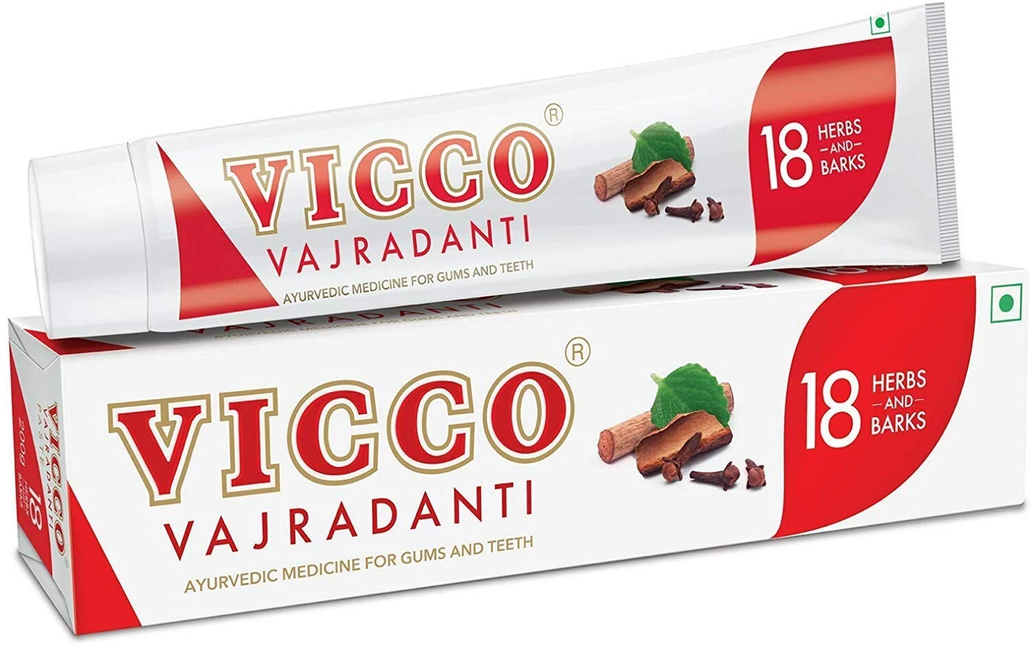 VICCO Vajradanti Herbal Toothpaste For Gum ,Teeth Care And Fresh Breath 100G