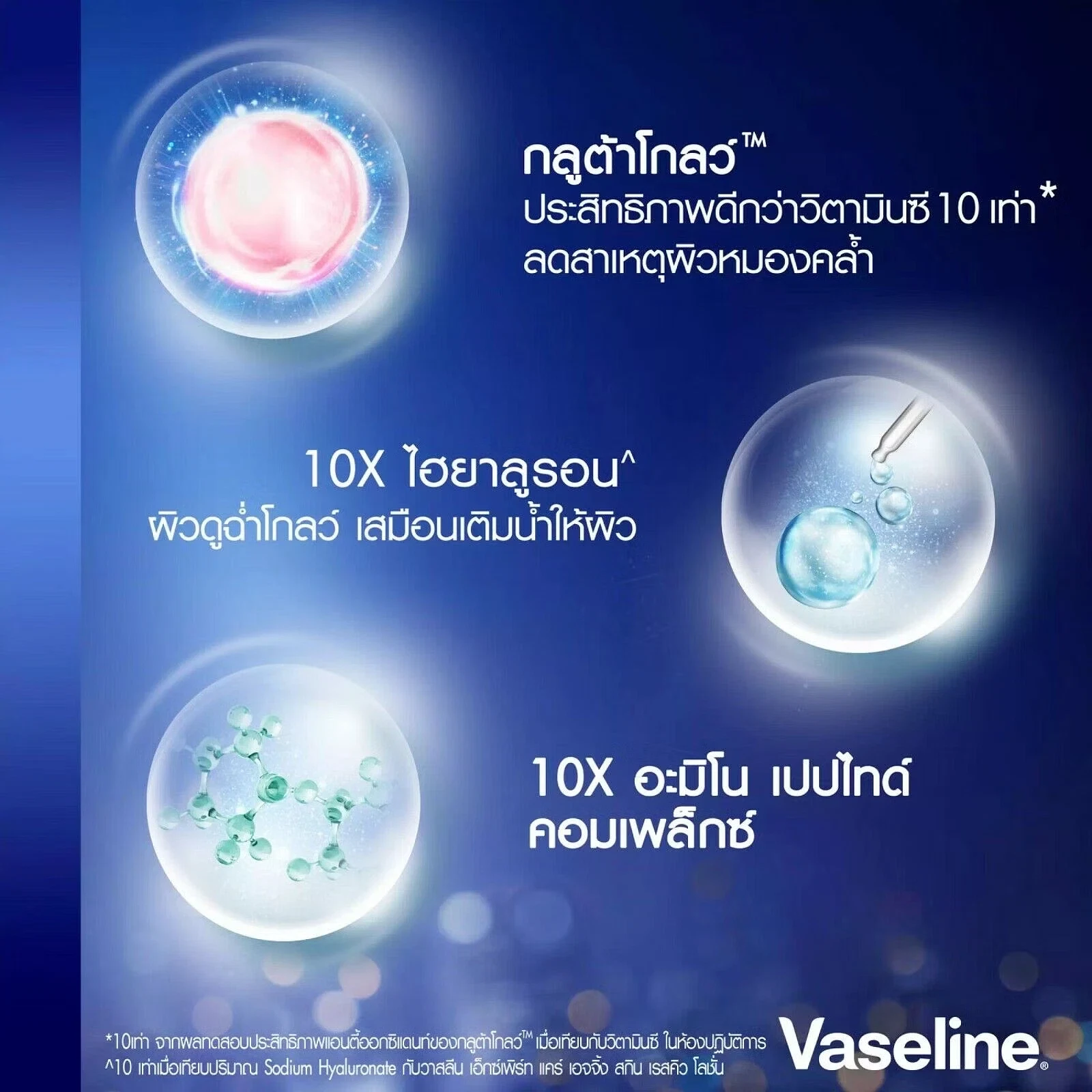 Vaseline UV Lotion Flawless glow + Overnight Radiance Lotion 300ml+300ml thumbnail