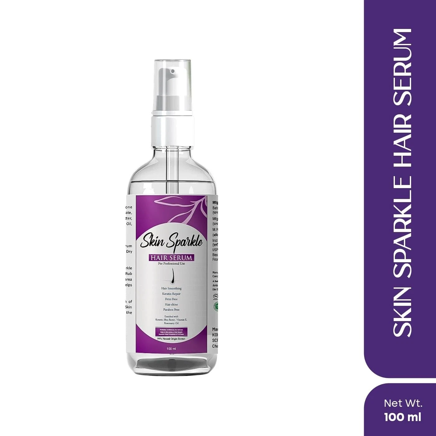 SKIN SPARKLE Ultra Shine Hair Serum For Instant Shine & Smoothness Hair 250ml thumbnail
