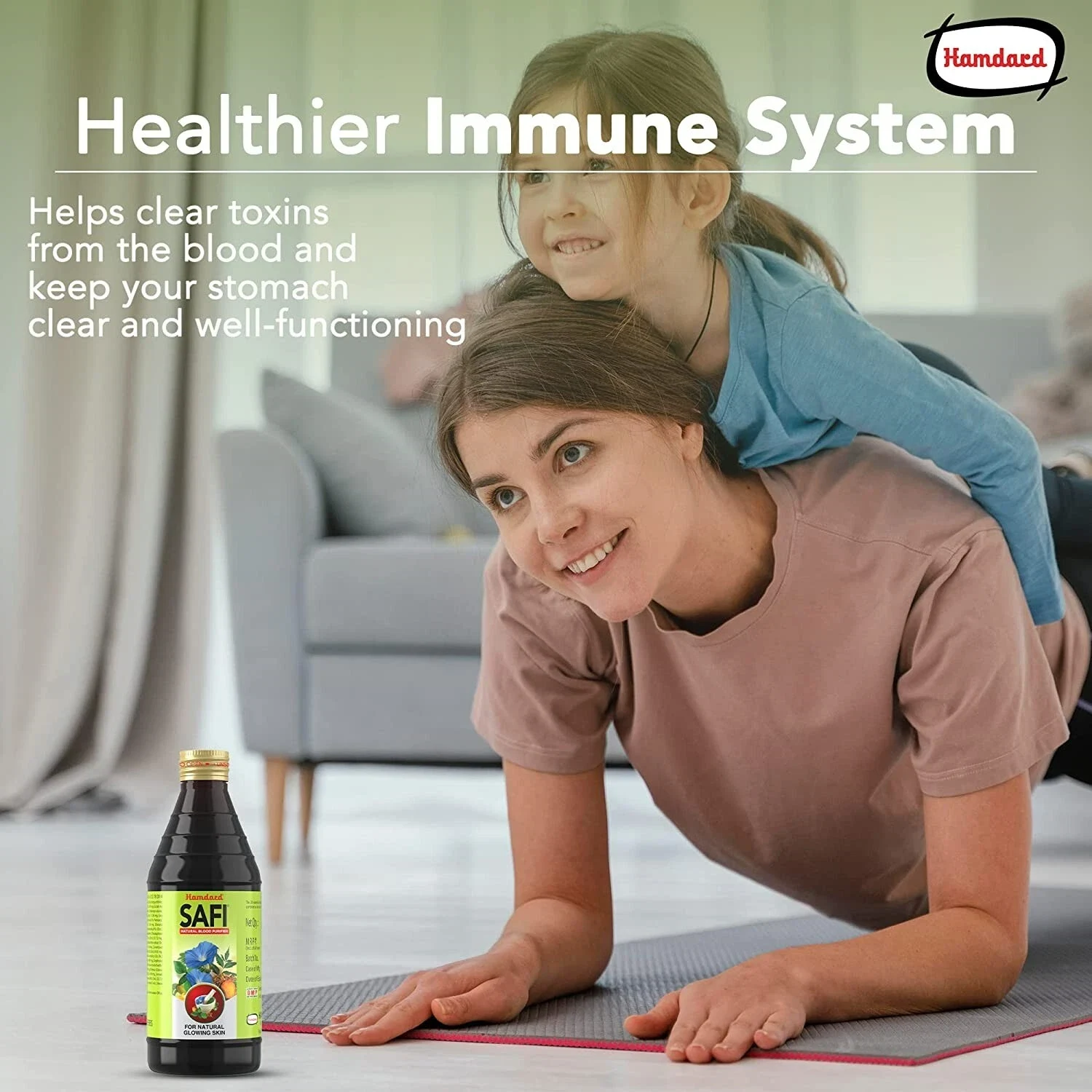 Hamdard Safi Blood Purifier Syrup for Healthy & Glowing Skin 500ml thumbnail