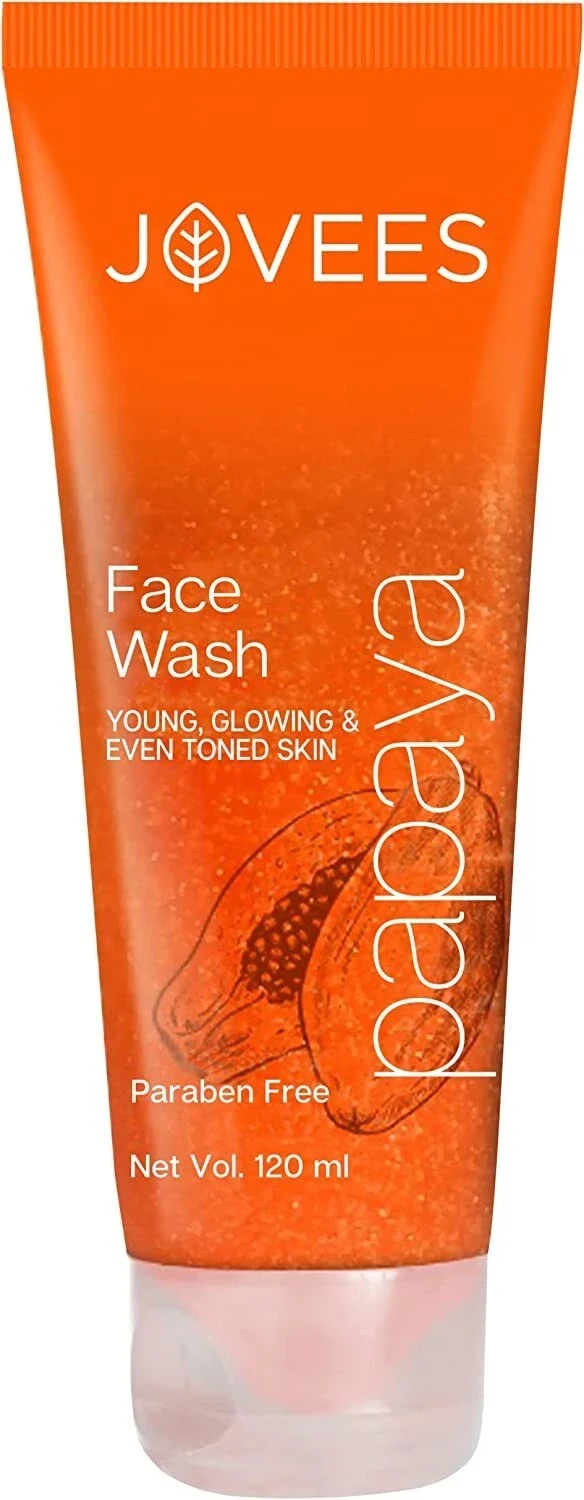 Jovees Papaya Face Wash for Young, Glowing & Even Toned Skin 120ml