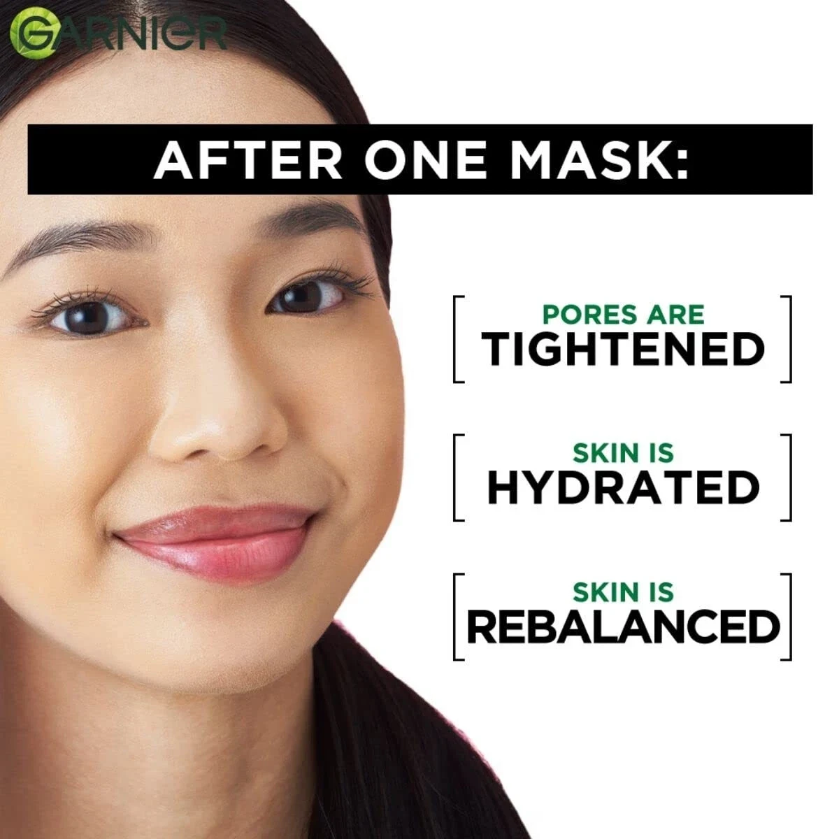 Garnier Skin Naturals Pure Charcoal Black Serum Face Mask For Hydrating Skin 28g thumbnail