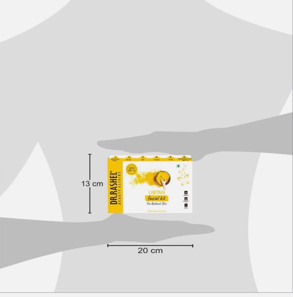 DR.RASHEL Ubtan Facial Kit For Glowing Skin Parlour Like Shine at Home- 140g thumbnail