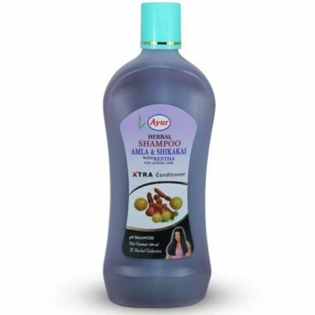 Ayur Amla, Shikakai & Retha Herbal Shampoo For Healty and Long Hairs 1000ml