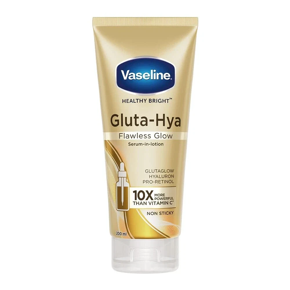 Vaseline Gluta-Hya Flawless Glow, Serum-In-Lotion Boosted With GlutaGlow 200ml