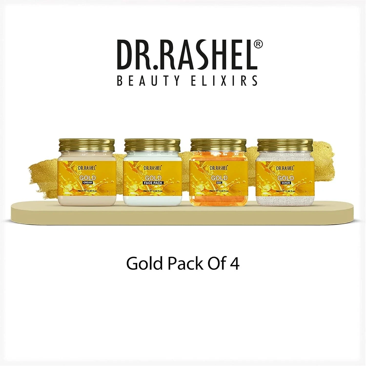 DR.RASHEL Gold Pack Facial Kit For Instant Glow , Anti-Ageing & Fairness 1520g thumbnail