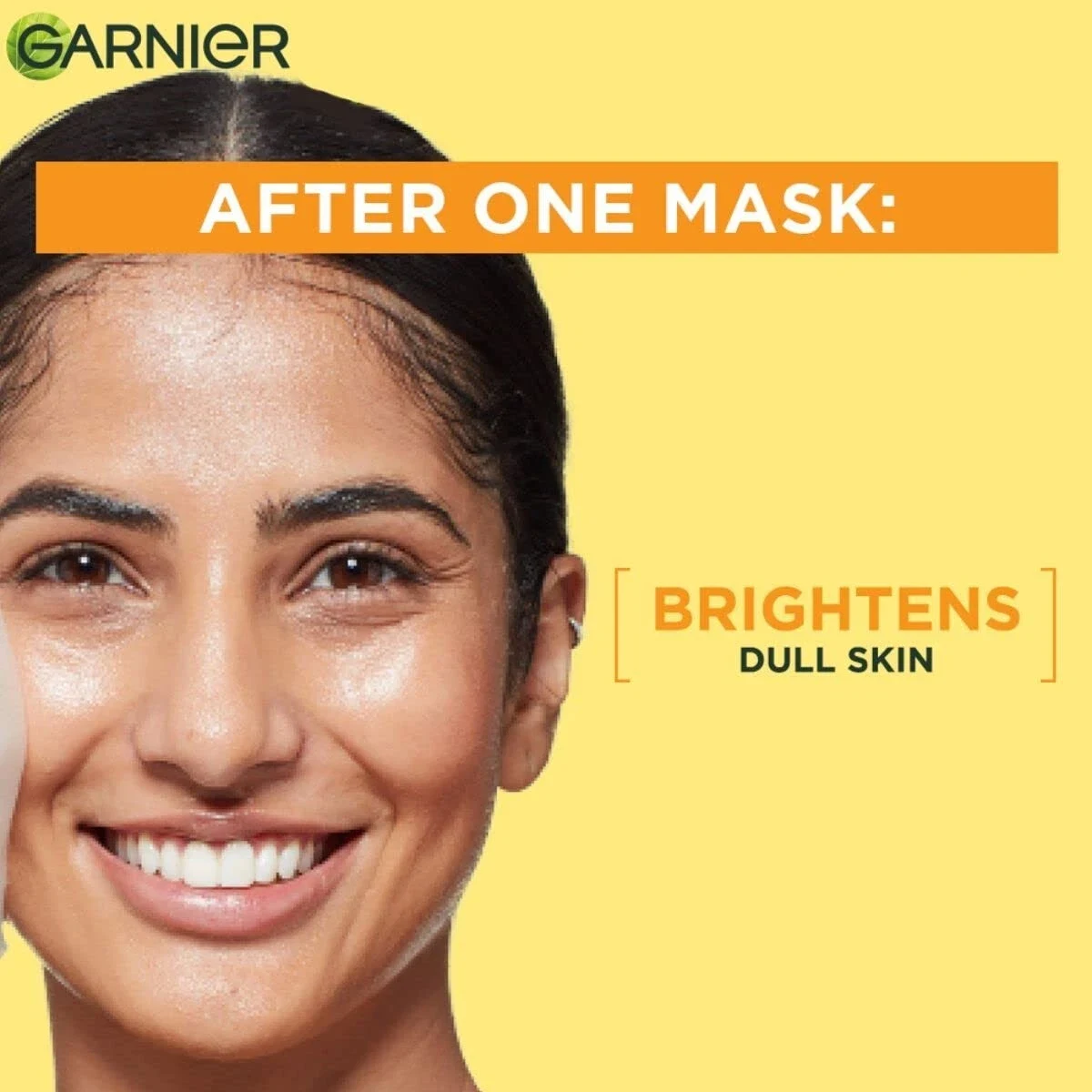 Garnier Skin Naturals Vitamin C Serum Sheet Mask For Acne & Dark Spots Skin 28g thumbnail