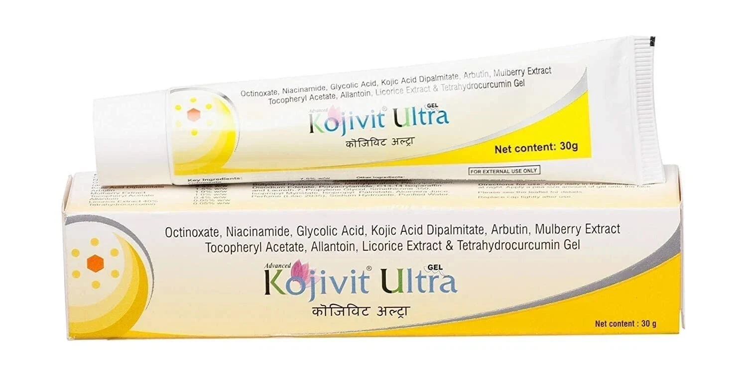 Kojivit Ultra Gel Derma Care For Dark Spots , SunBurn & Hyperpigmentation 30gm