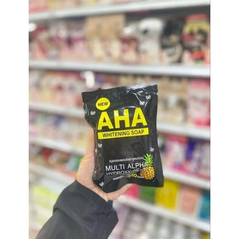 AHA Multi Alpha Hydroxy Acid 10X Whitening Soap For Perfect Skin 1 Bar 80g thumbnail