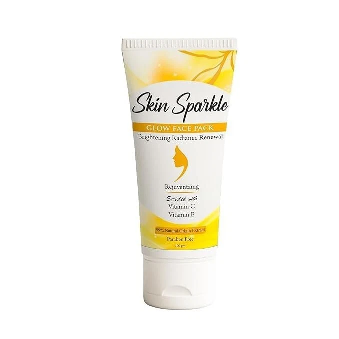 Skin Sparkle Glow Face Pack For Brightening Radiance Renewal Rejuventaing 100ml