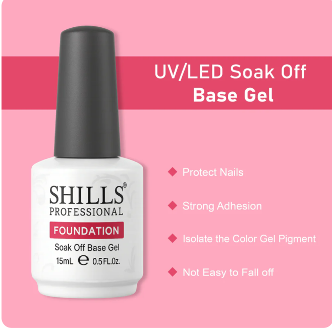 shills professional foundation soak off Base gel- 15ml thumbnail