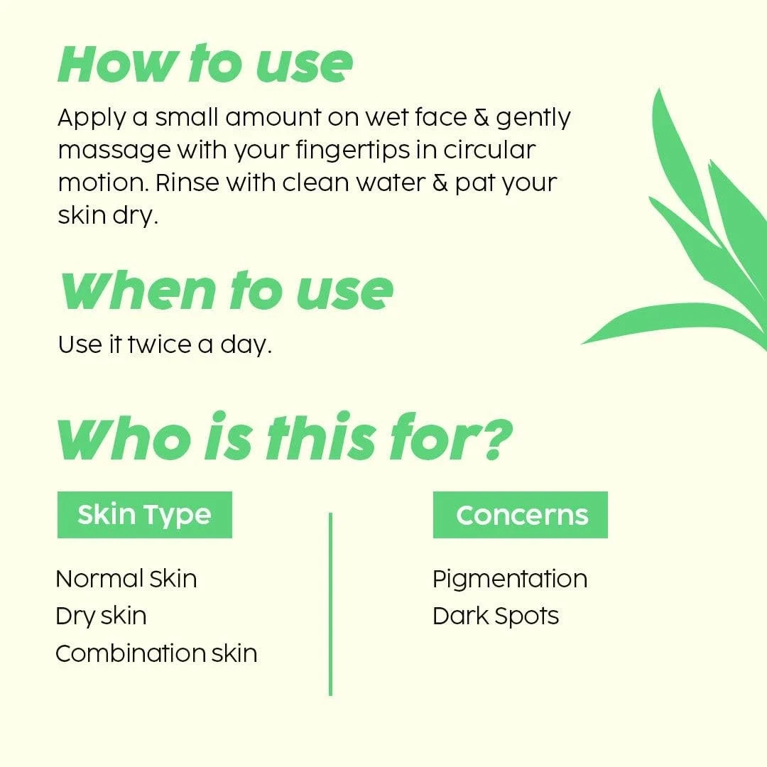 PLIX - THE PLANT FIX Vitamin C Juicy Guava Face Wash (100 ml) Cleanser For Skin Brightening, With Pro Vitamin B5 For Moisturization & Alpha Lipoic Aci thumbnail