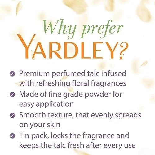 Yardley London Imperial Sandalwood Talc For Women Soft and Subtly Fragrant 100g thumbnail