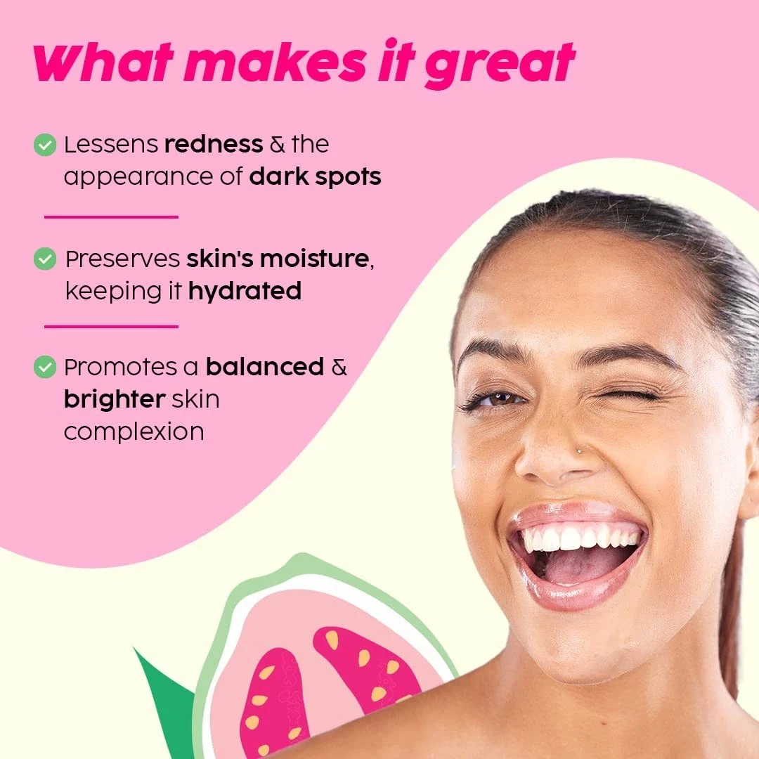 PLIX - THE PLANT FIX Vitamin C Juicy Guava Face Wash (100 ml) Cleanser For Skin Brightening, With Pro Vitamin B5 For Moisturization & Alpha Lipoic Aci thumbnail