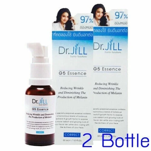 Dr Jill G5 ESSENCE Reducing Wrinkle Whitening Anti-aging moisturizing 2X30ml thumbnail