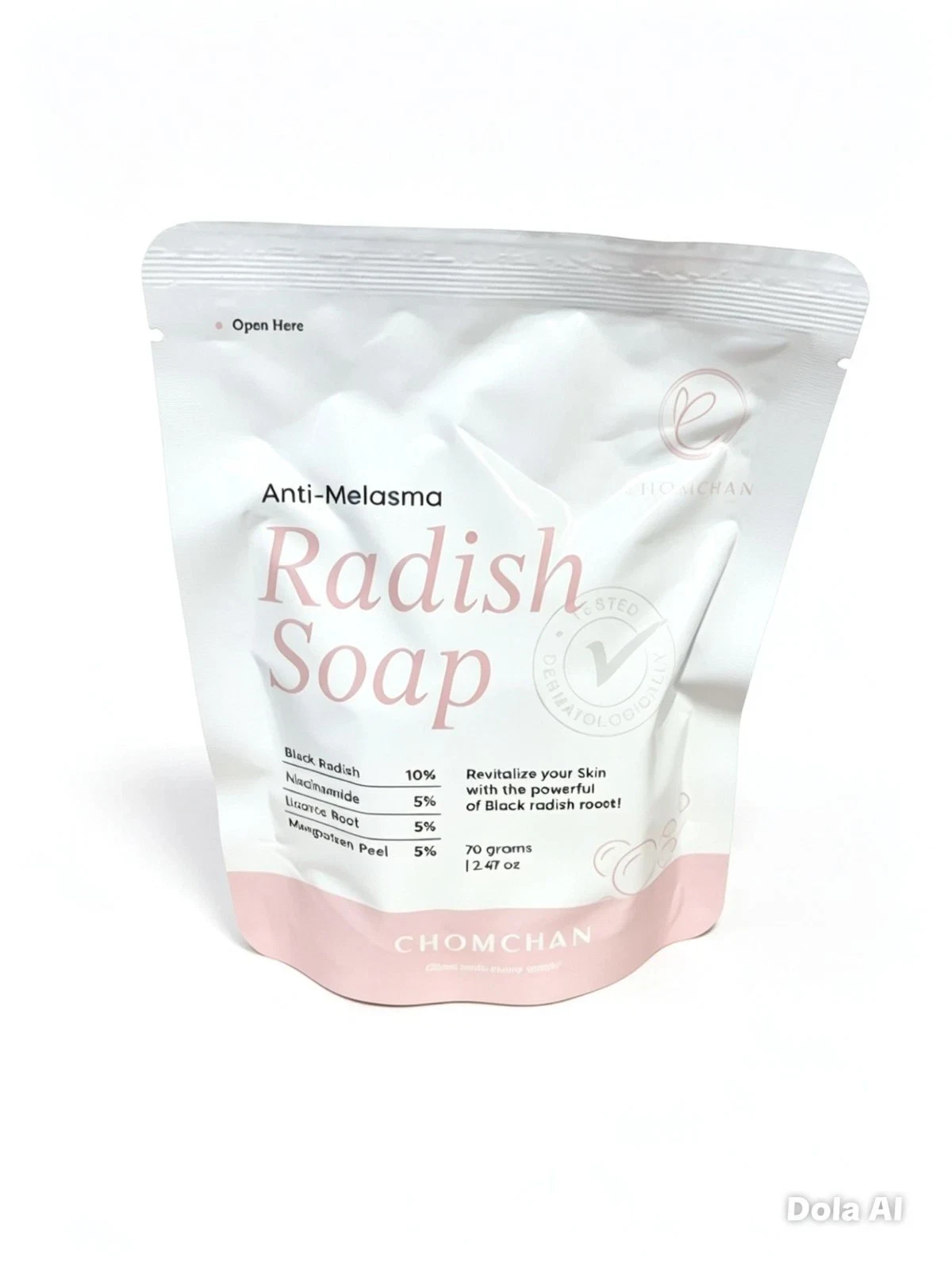 ChomChan Anti Melasma Radish Soap For Reduce Dark Spots & Glowing Skin 70g