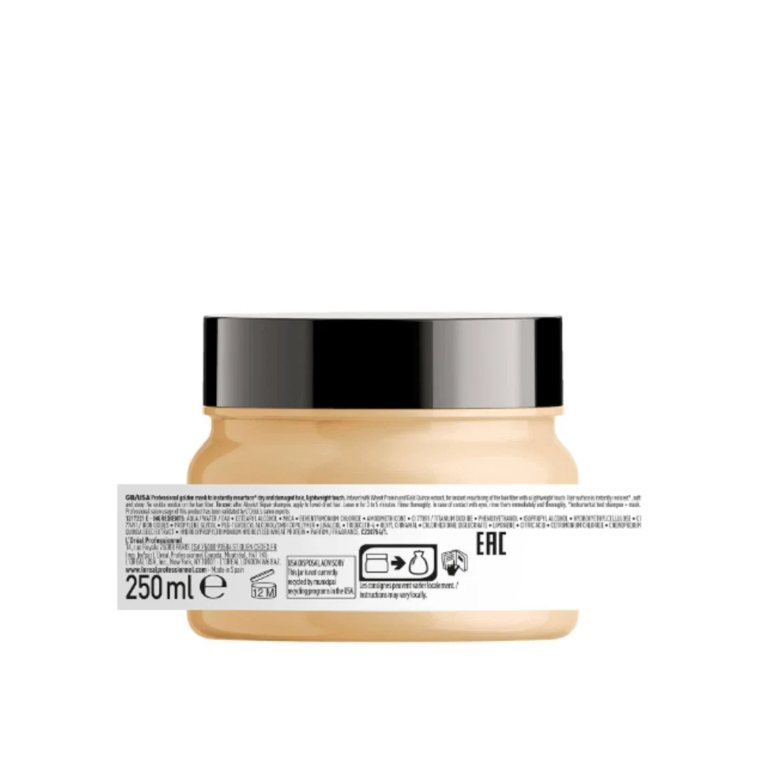 Loreal Paris Serie Expert Absolut Repair Golden Professionnel Mask 250 ml thumbnail