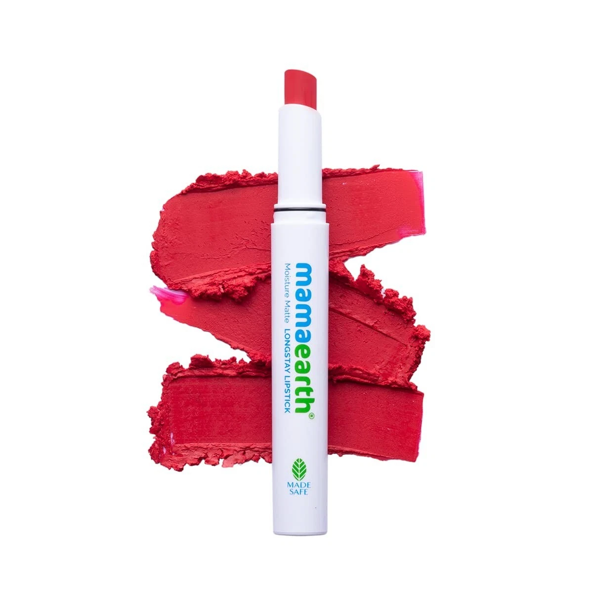 Mamaearth Moisture Matte Longstay Lipstick with Avocado Oil Raspberry Scarlet 2g