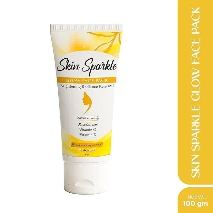 Skin Sparkle Glow Face Pack For Brightening Radiance Renewal Rejuventaing 100ml thumbnail