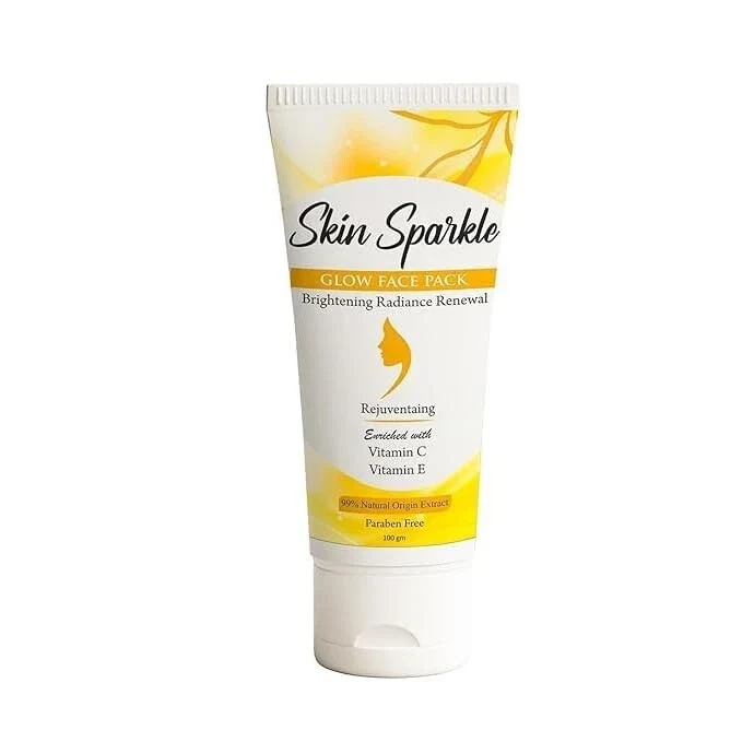 Skin Sparkle Glow Face Pack For Brightening Radiance Renewal Rejuventaing 100ml