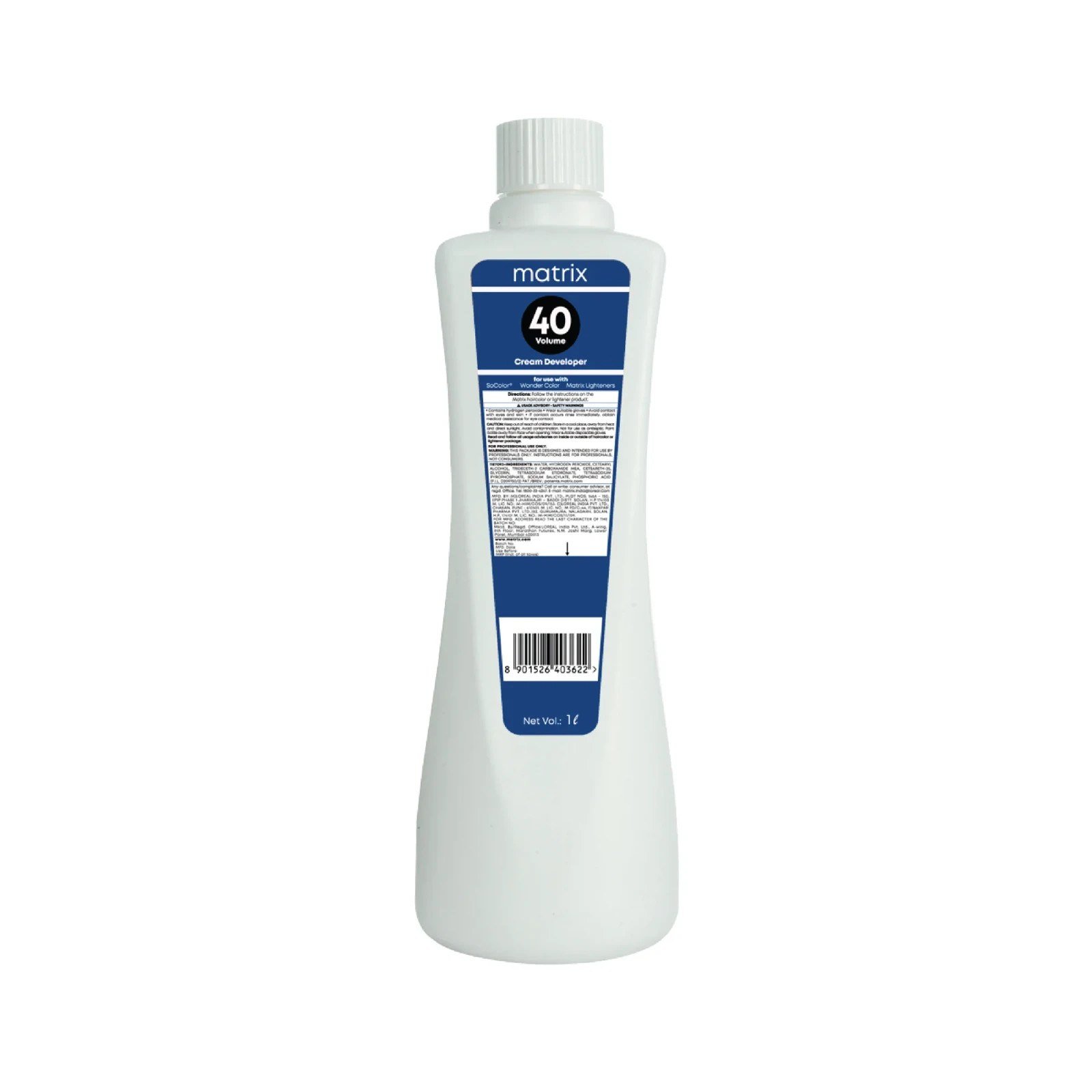 Matrix Oxydant Cream Developer 12% 40 Volume Smooth & Even Color 1000ml