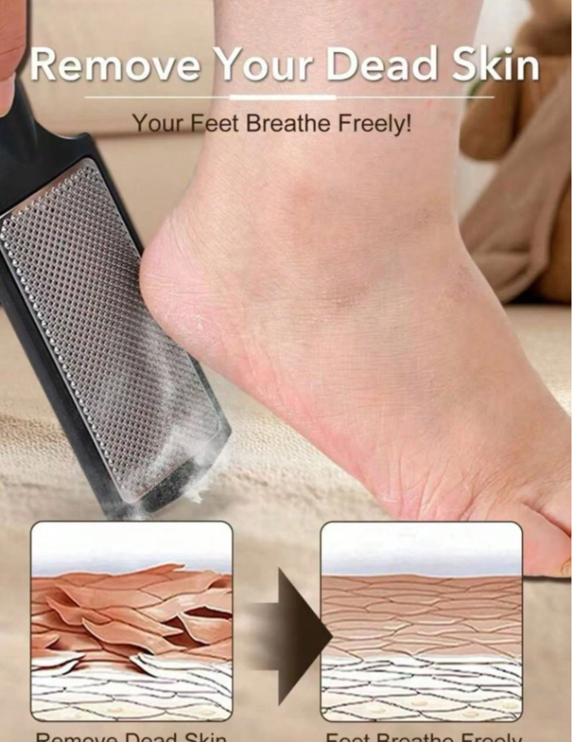 Foot File Callus Remover Stainless Steel Pedicure Rasp Scrubber Tool 1pcs thumbnail