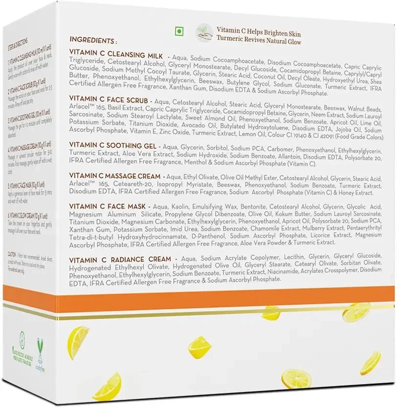 Mamaearth Vitamin C Facial Kit with Vitamin C & Turmeric Skin Illumination 60g thumbnail