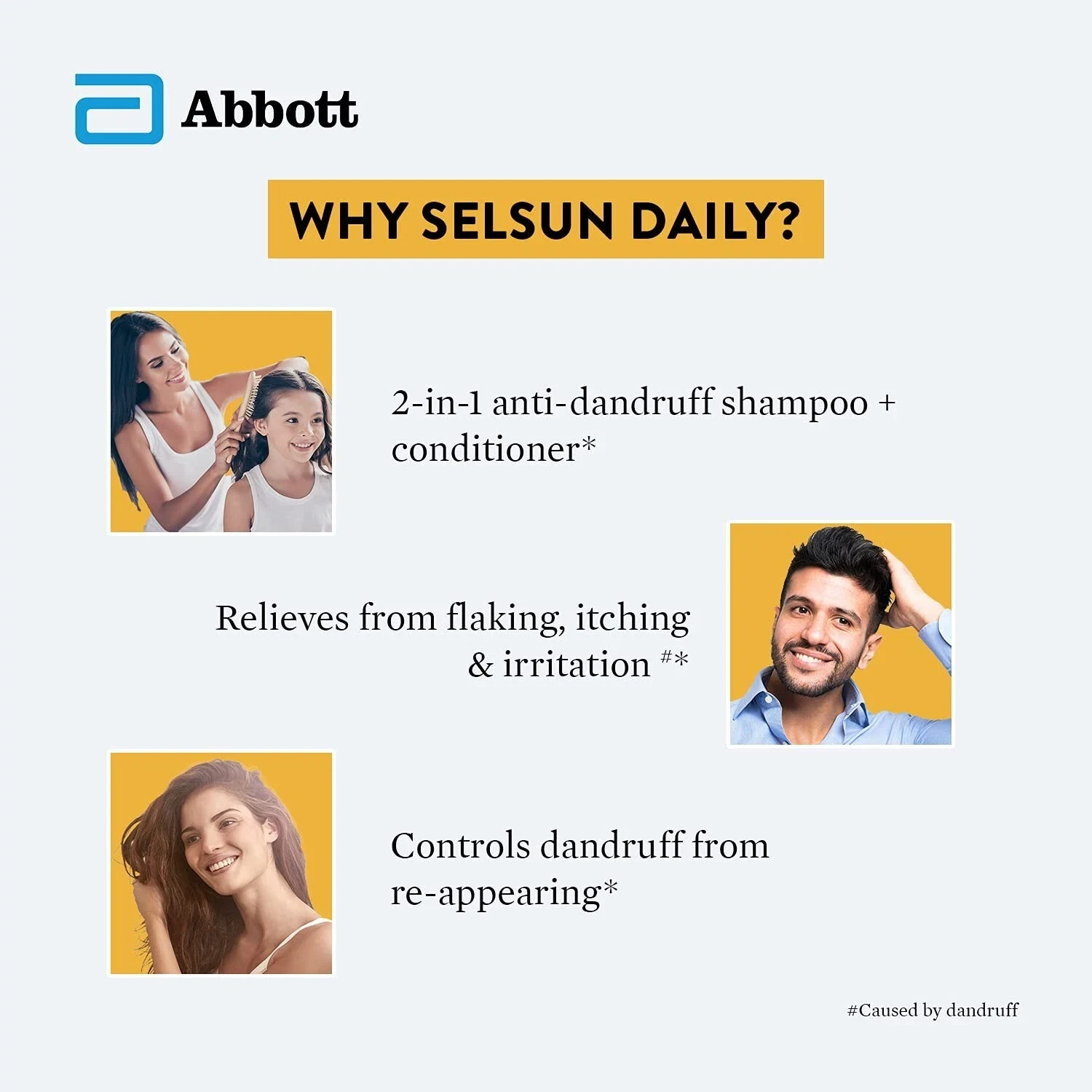 Selsun Daily Anti Dandruff For Clears Dandruff Flakes & Itching 120ml thumbnail