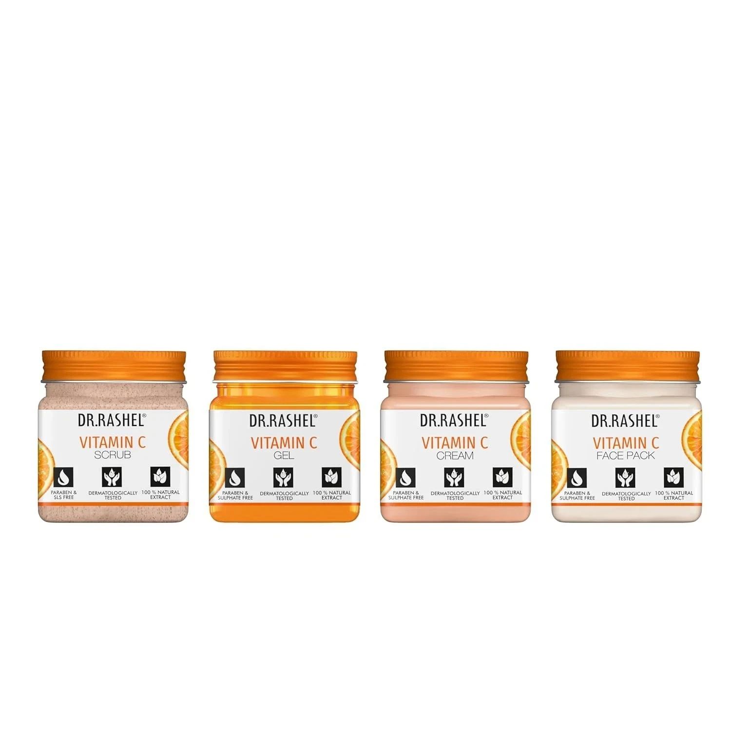 Dr. Rashel Vitamin C Facial Kit For Removes Impurities & Restore Skin Glow 1520g