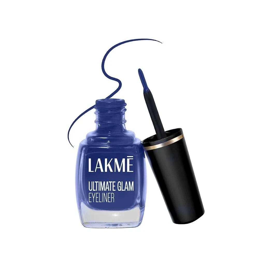 Lakme Ultimate Glam Semi-Matte Cream Eye Liner Semi Matte Blue 9ml