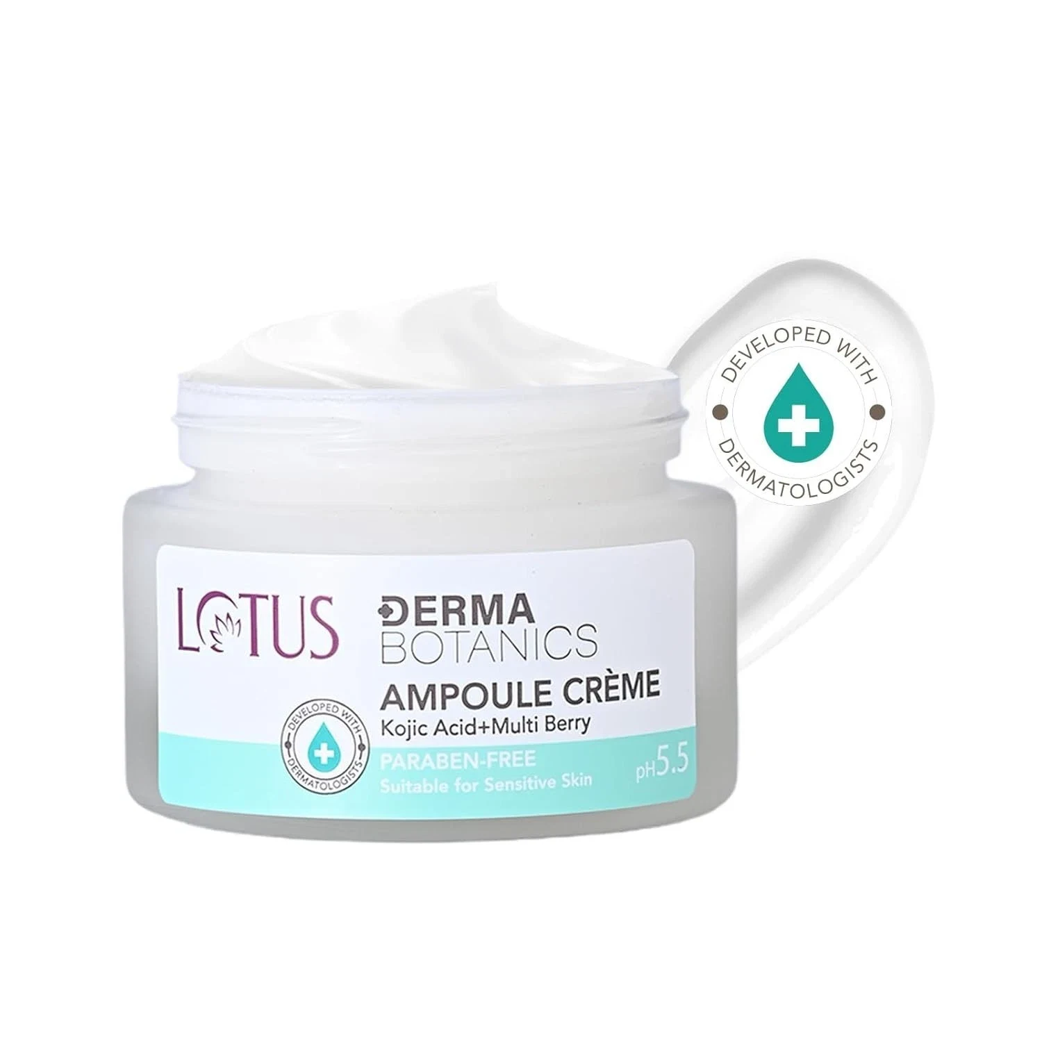 Lotus Herbals Dermabotanics Kojic Acid + Multi Berry Ampoule Cream 100G