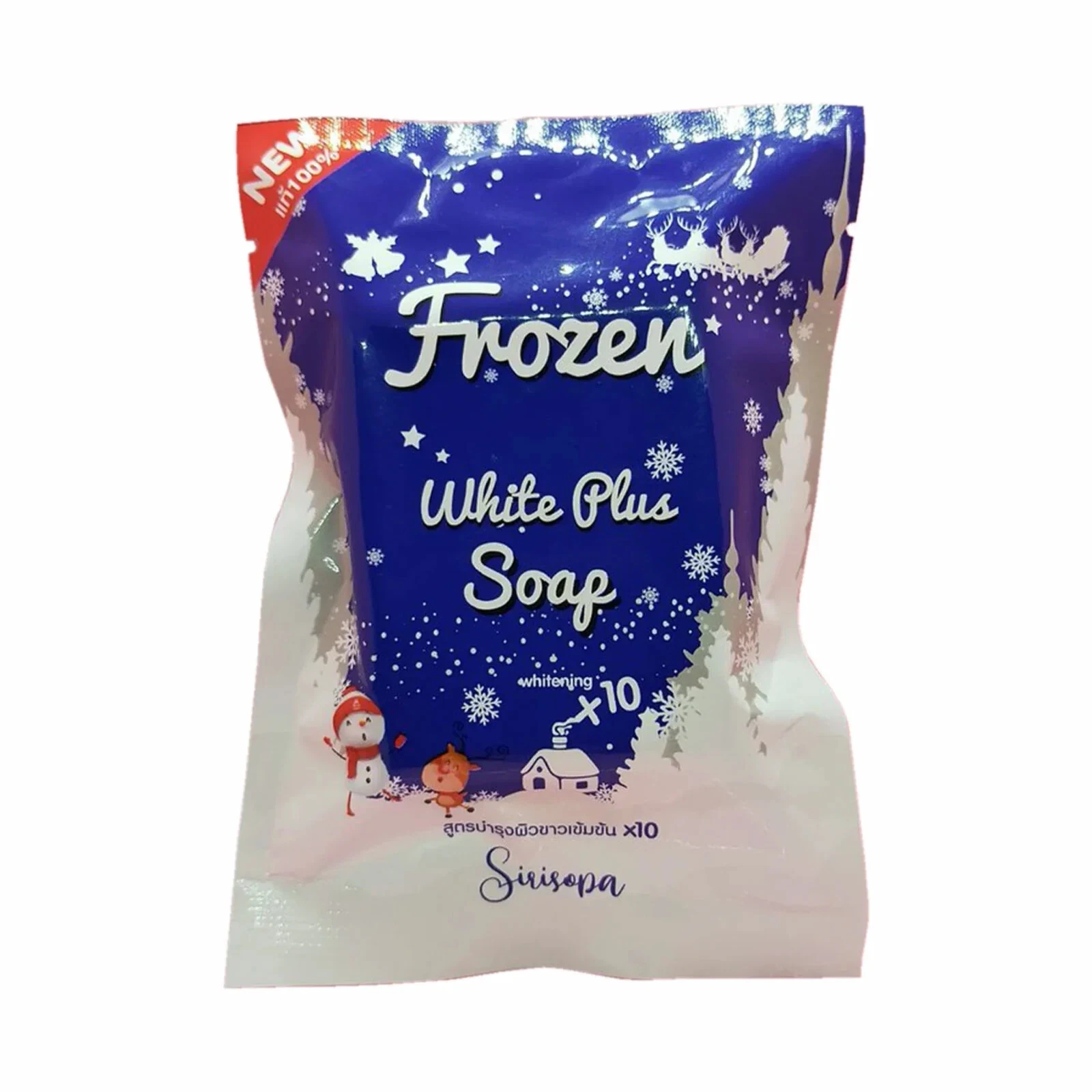 Frozen White Plus Soap For Anti-Aging , Acne , Dark spots & Dull Skin 80g