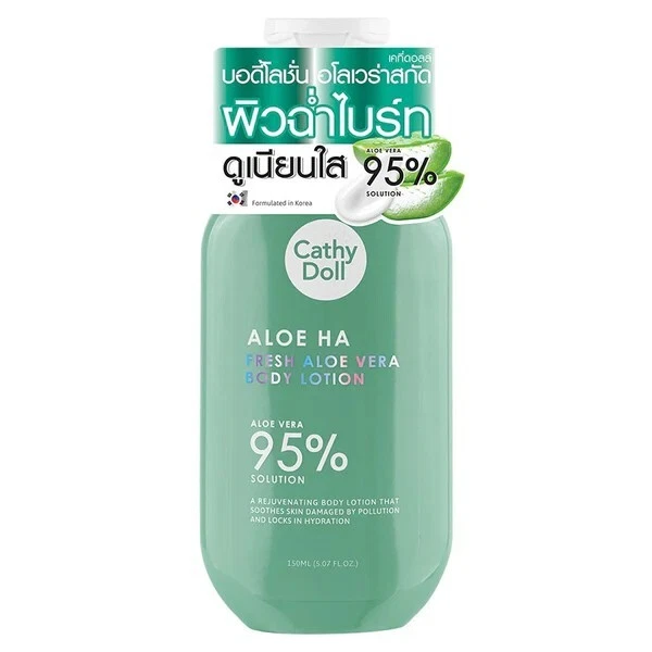 Cathy Doll Aloe Ha Fresh Aloe Vera Body Lotion For Revitalizes Skin 150ml
