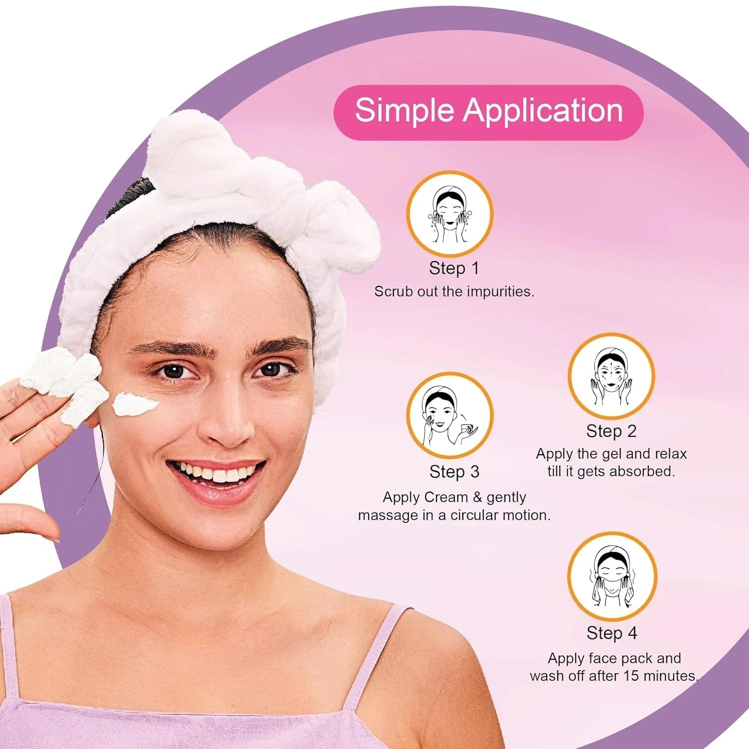 DR.RASHEL White Skin Facial Kit For Smoother , Youthful And Glowing Skin 1520g thumbnail