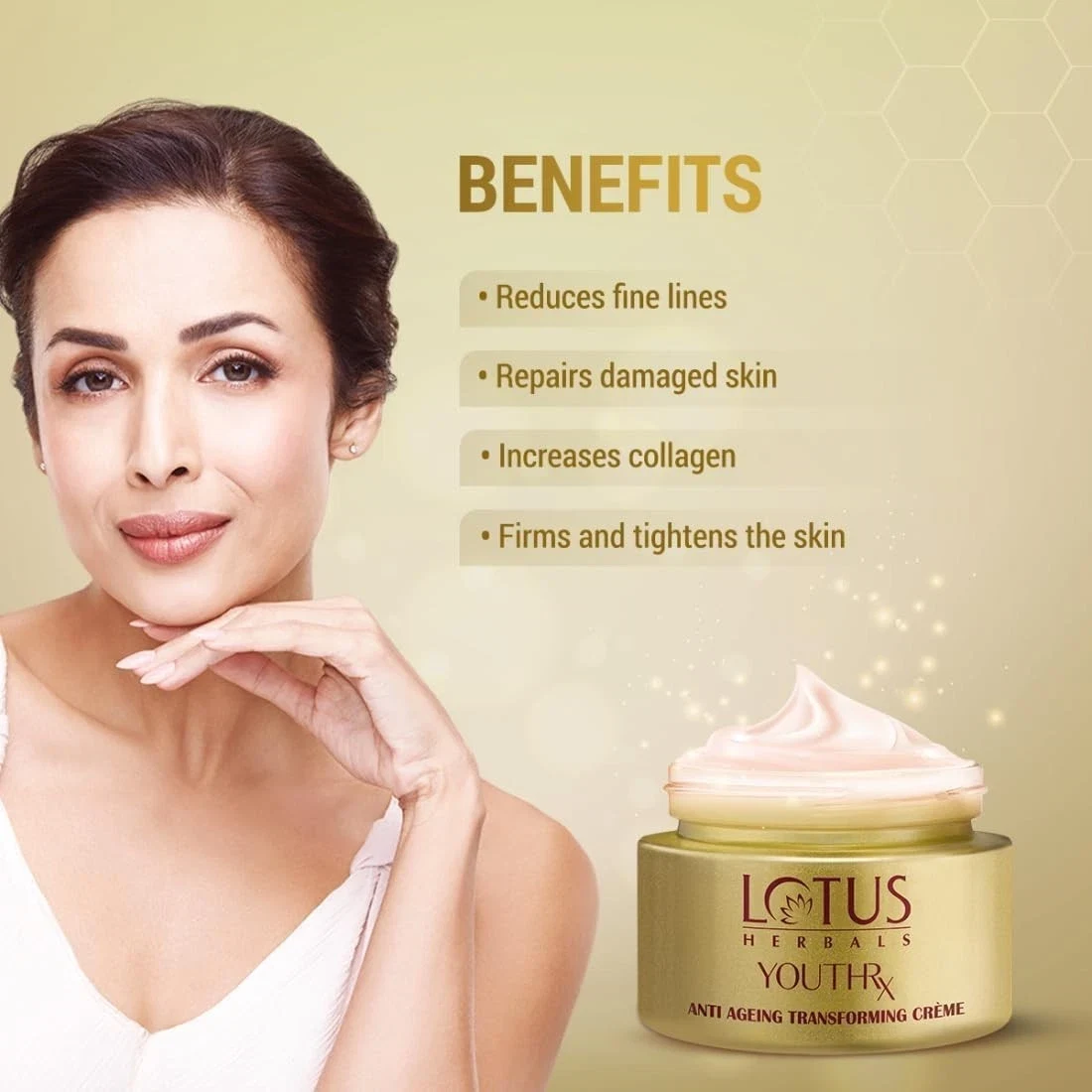 Lotus Herbals Youth Rx Anti-Aging Skin Care Transforming Cream SPF 25 Pa +++ 50g thumbnail