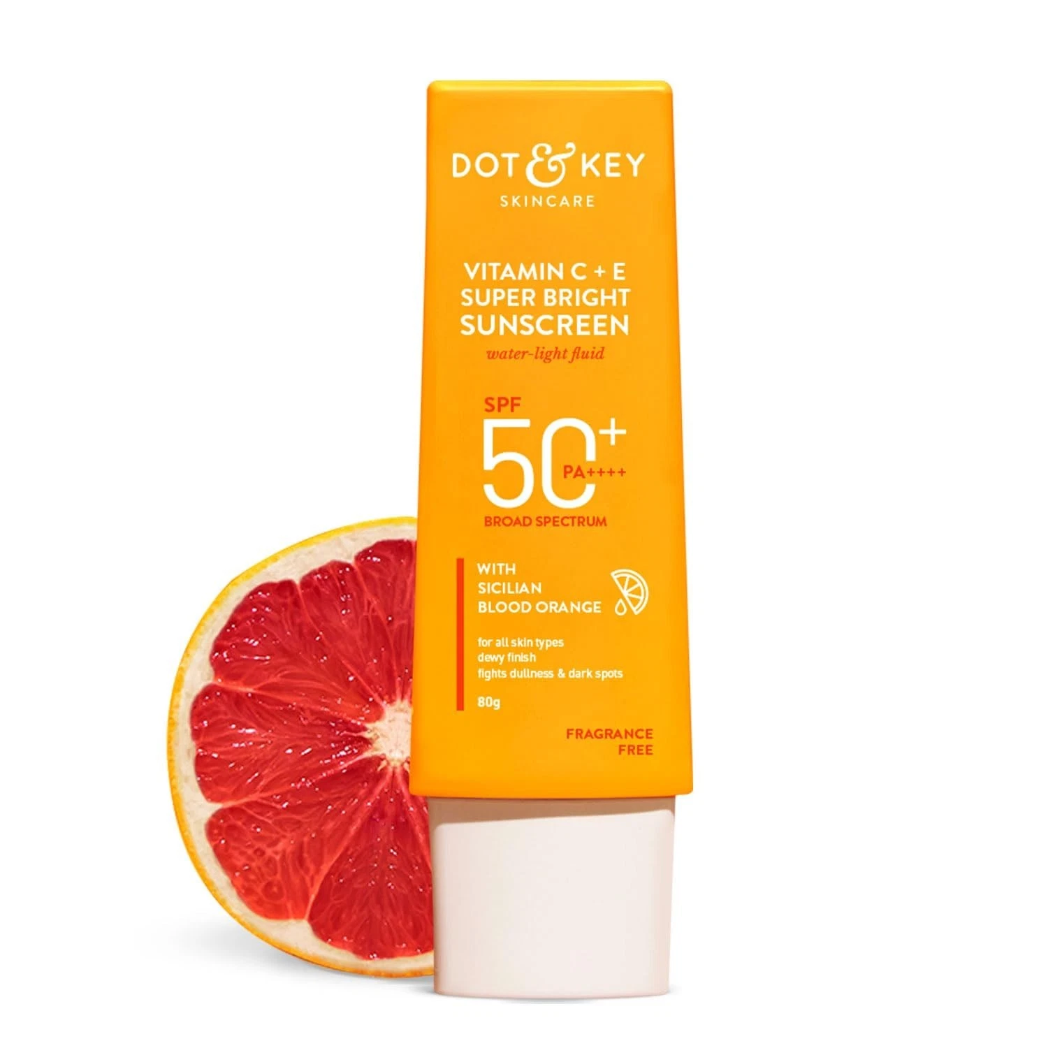 Dot & Key Vitamin C + E Super Bright Sunscreen Liquid SPF 50+++ UVA/UVB 80g