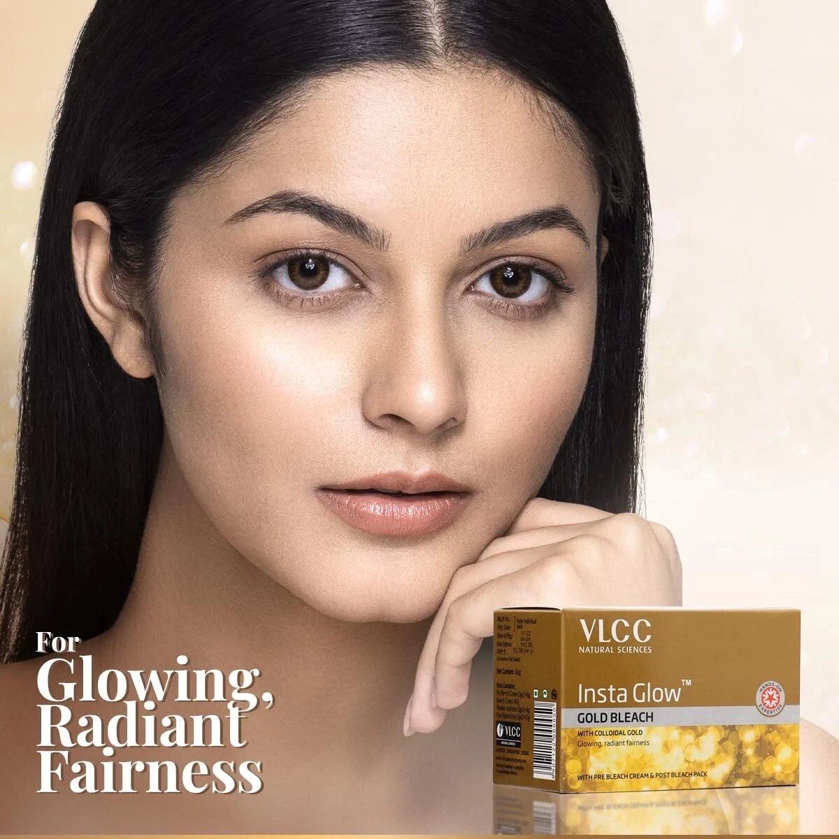 VLCC Natural Sciences Insta Glow Gold Bleach - 402g thumbnail