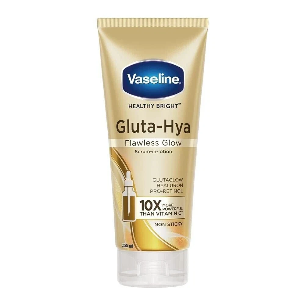 Vaseline GlutaGlow-Hya Dewy Radiance & Gluta-Hya Flawless Glow Serum 200+200ml thumbnail