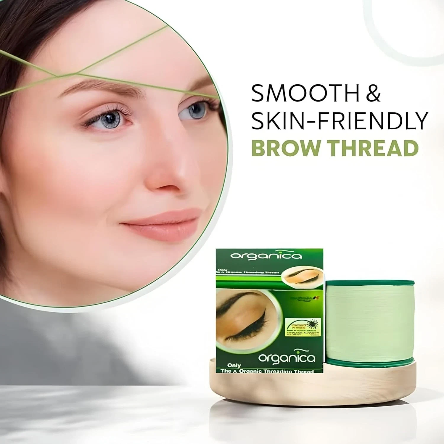 Organica Organic Cotton Eyebrow Threading Thread 8 Spool x 300m Pack thumbnail