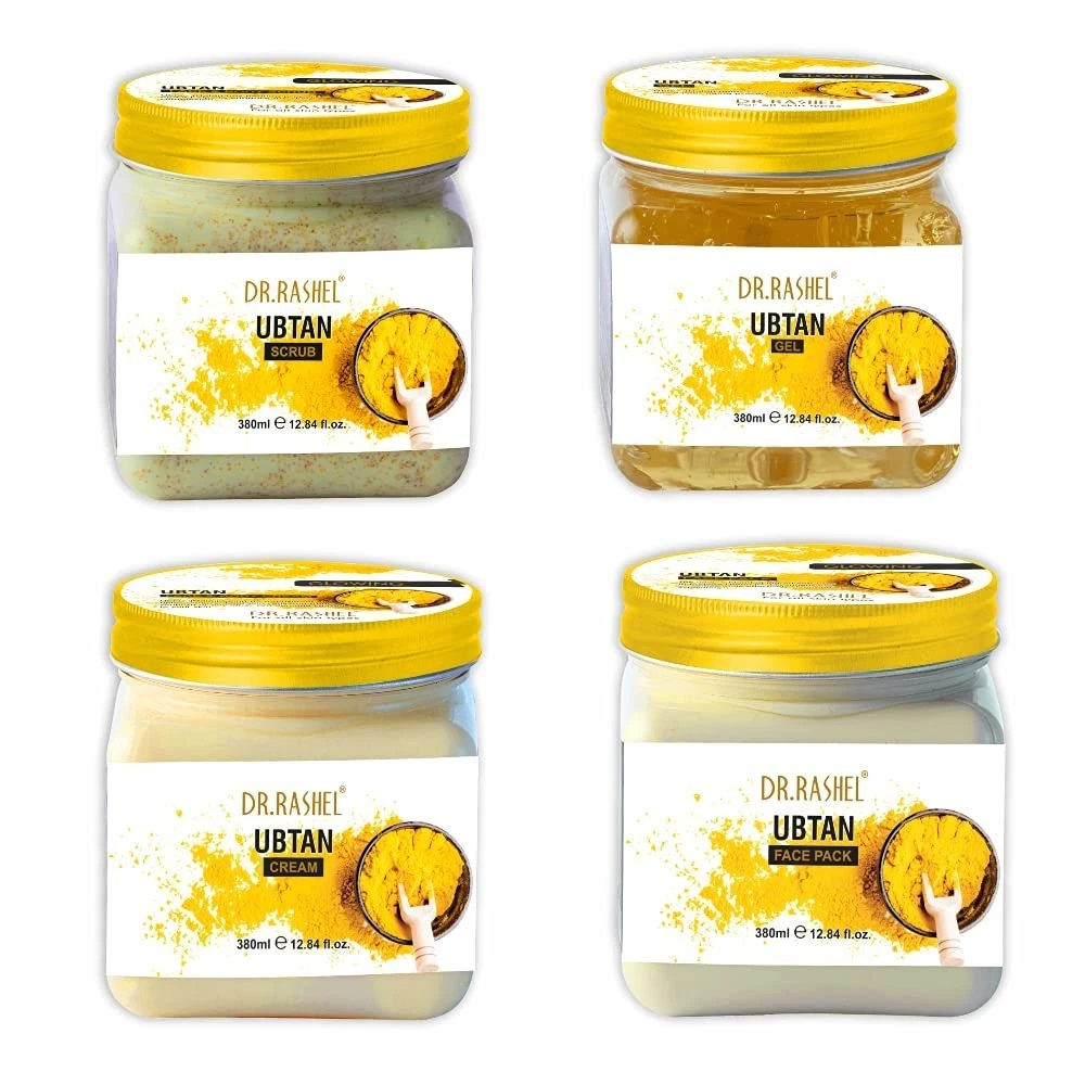 DR.RASHEL Ubtan Facial Kit For Glowing Skin Parlour Like Shine at Home 1520g