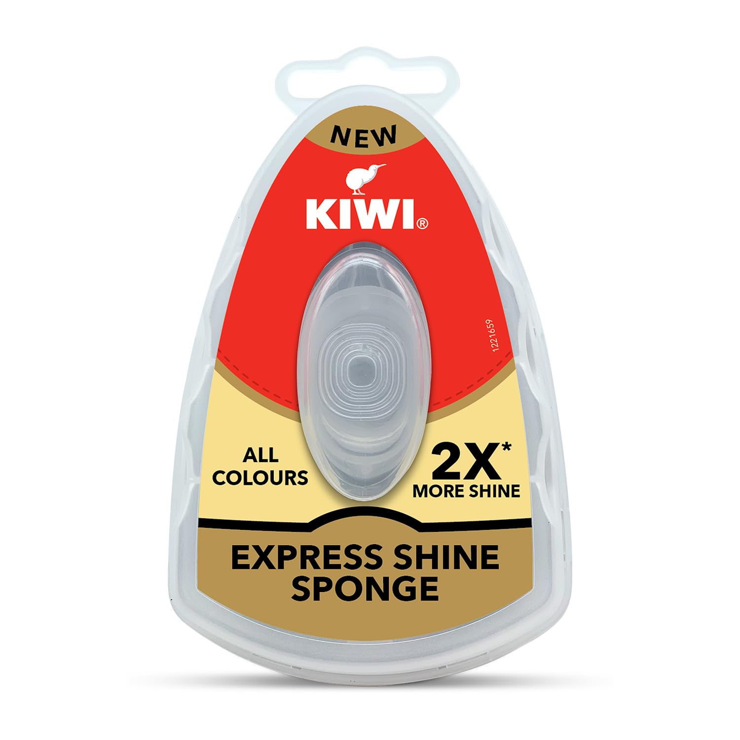 Kiwi Express Shine Sponge - Neutral, 1 Piece