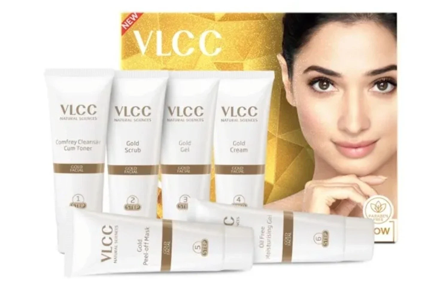 VLCC Natural Sciences Gold Facial Kit for Luminous and Radiant Complexion 60g thumbnail