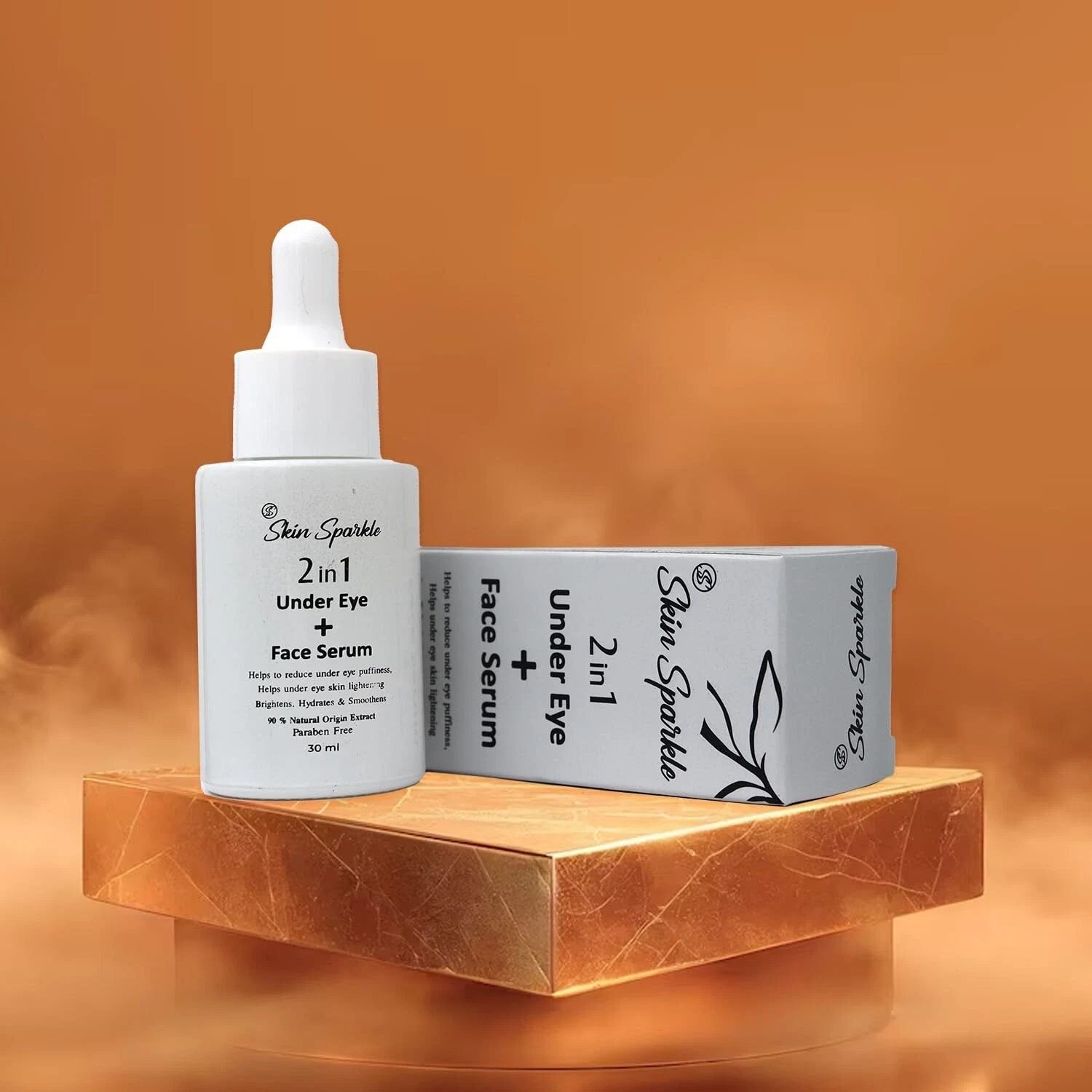 Skin Sparkle 2-in-1 Under Eye + Face Serum Reduces Dark Circles, Puffiness 30ml thumbnail
