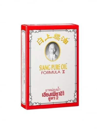 Siang Pure Oil Red Formula II Rub Balm for Aches and Pain Relief 7ml thumbnail