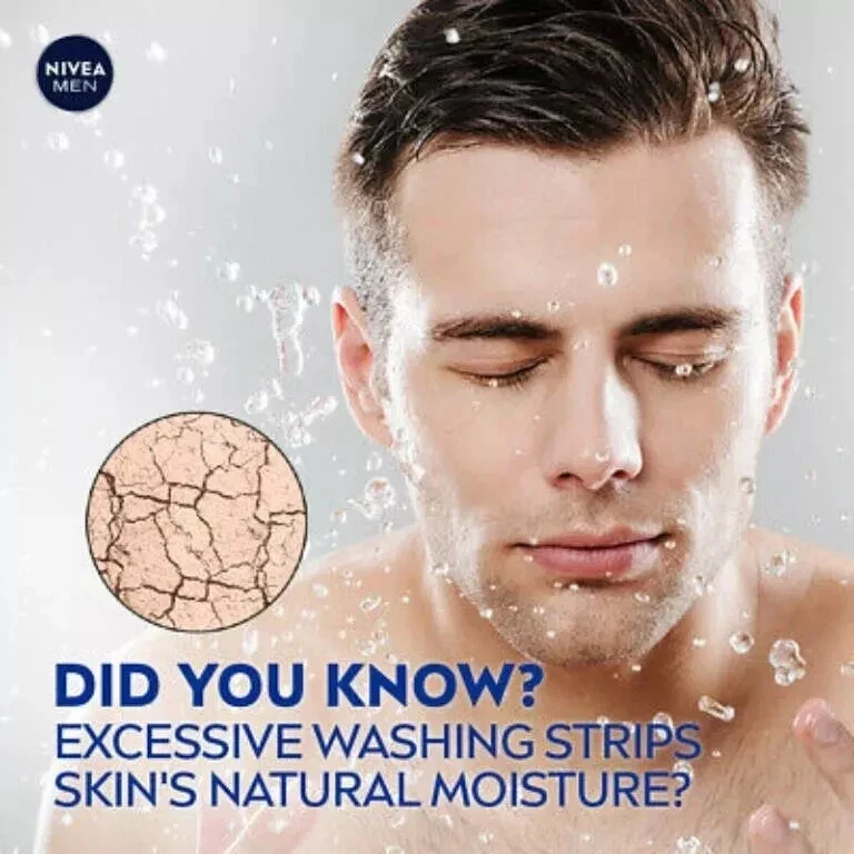 Nivea Men Anti Aging Q10 Wrinkle Repair Face Cleanser Foam 4D 10 in 1 100g thumbnail