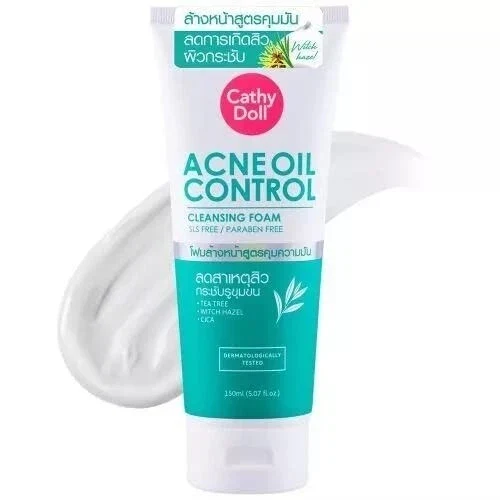 Cathy Doll Acne Oil Control Cleaning Foam For Remove Impurities & Dirt 150ml thumbnail