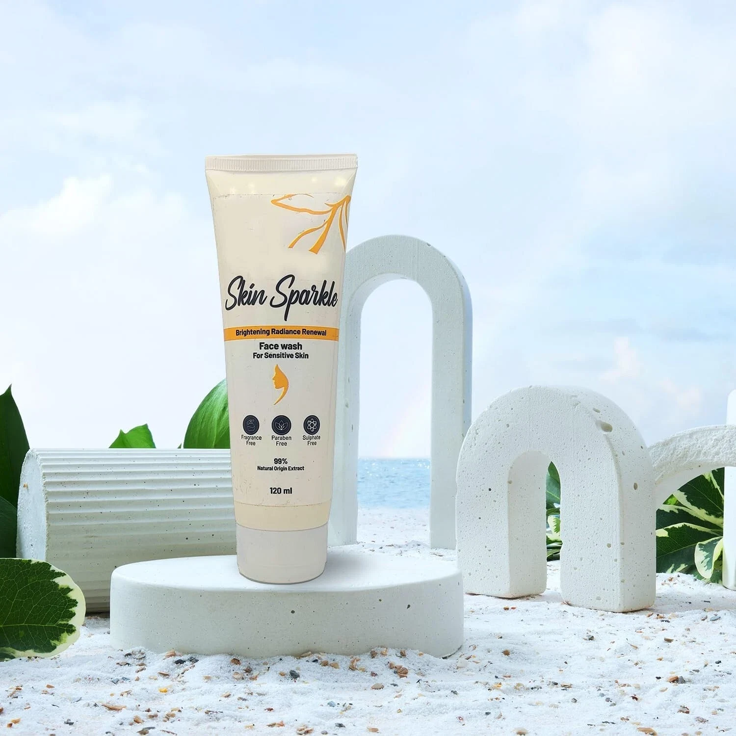 Skin Sparkle Brightening Radiance Renewal Face Wash for Sensitive Skin 120ml thumbnail