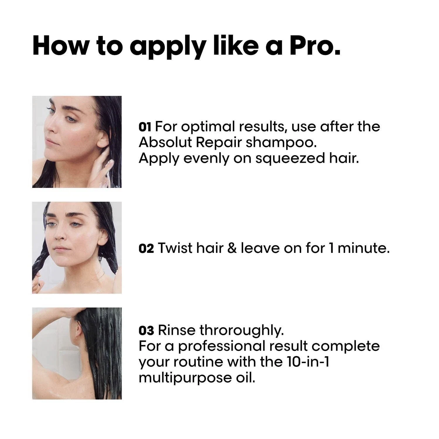 Loreal Professionnel Absolut Repair Shampoo 300ml And Professionnel Mask 250 ml thumbnail