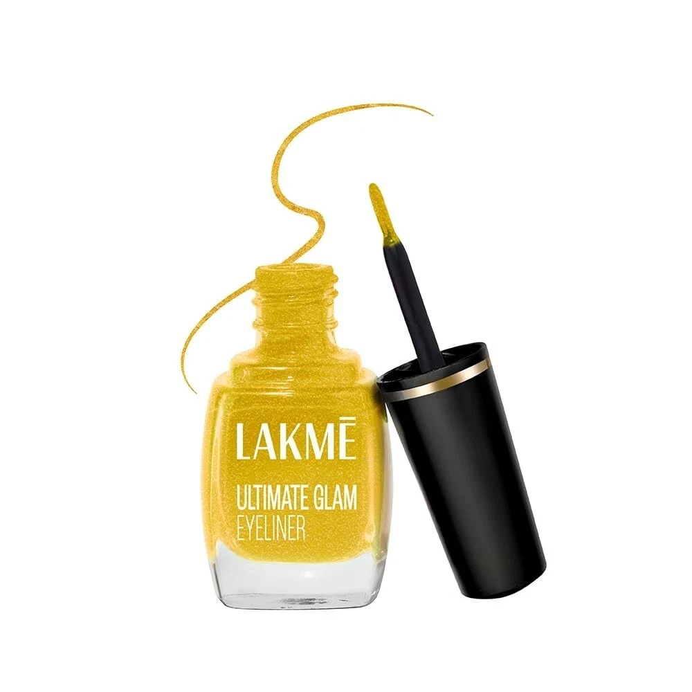 Lakme Ultimate Glam Semi-Matte Cream Eye Liner Semi Matte Golden 9ml