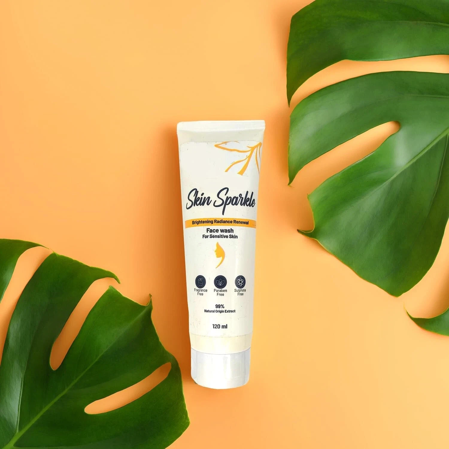 Skin Sparkle Brightening Radiance Renewal Face Wash for Sensitive Skin 120ml thumbnail
